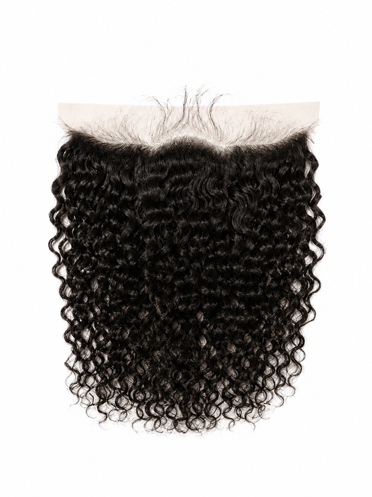 Raw Indian Curly HD Lace Frontal (Made To Order)